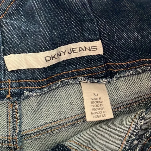 DKNY High Waisted Jean Shorts - Picture 6 of 7